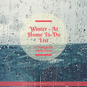 Winter To Do List